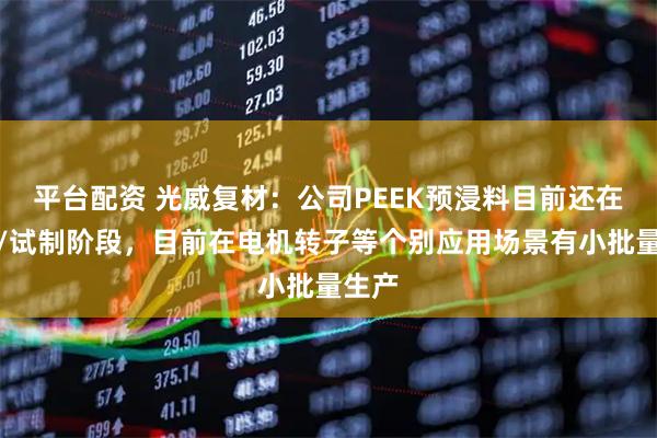 平台配资 光威复材：公司PEEK预浸料目前还在研制/试制阶段，目前在电机转子等个别应用场景有小批量生产